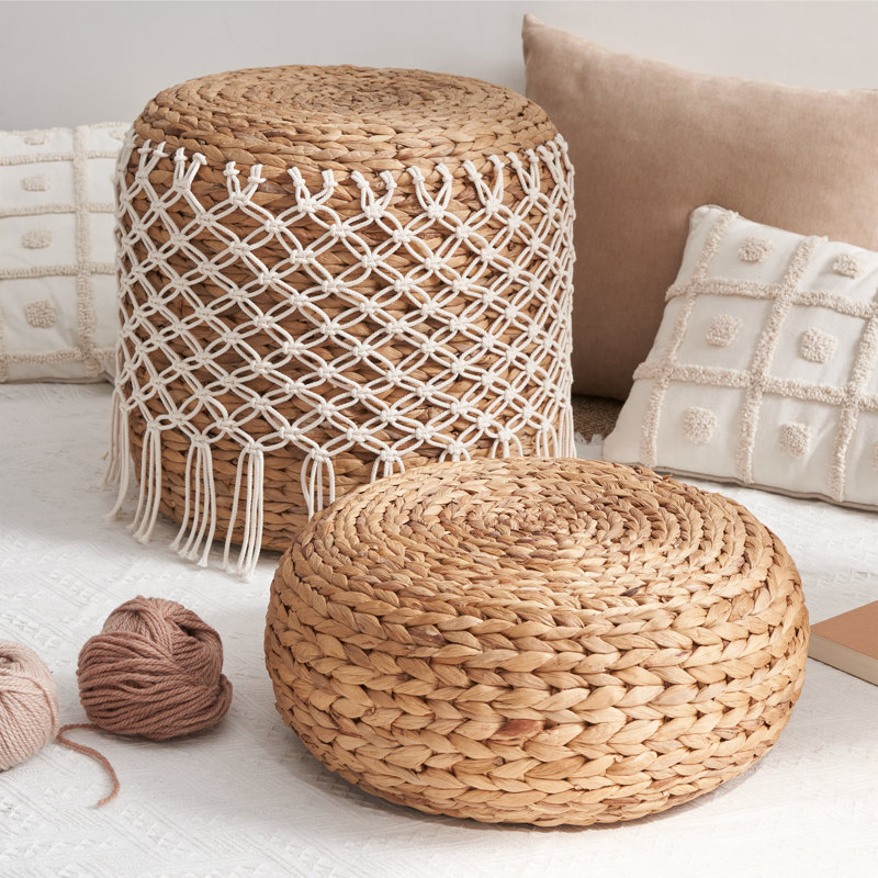 Woven floor cushion hotsell